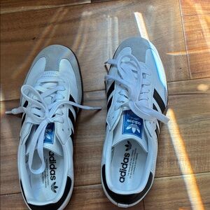 Adidas Classic White and Black Sambas never worn